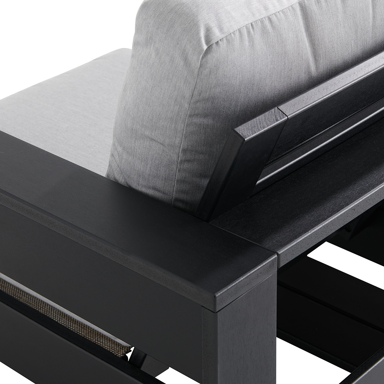 Montauk Polymer with Cushions Modular Loveseat