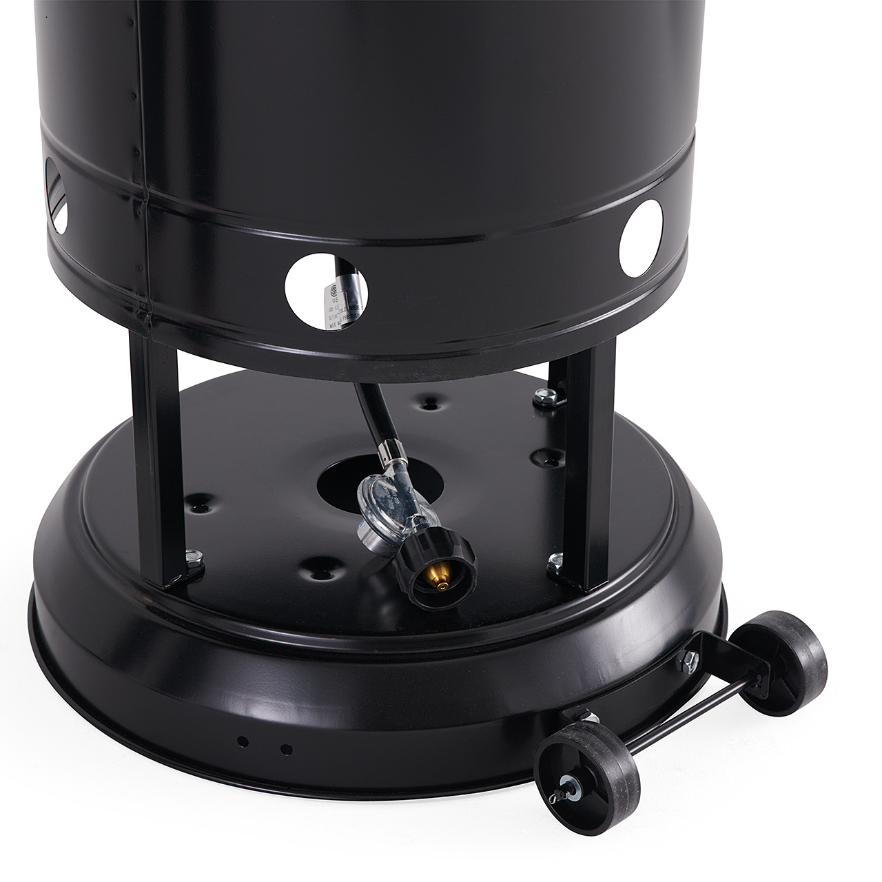 81.5 in. Black Pro Vincenza 40,000 BTU LP Gas Patio Heater