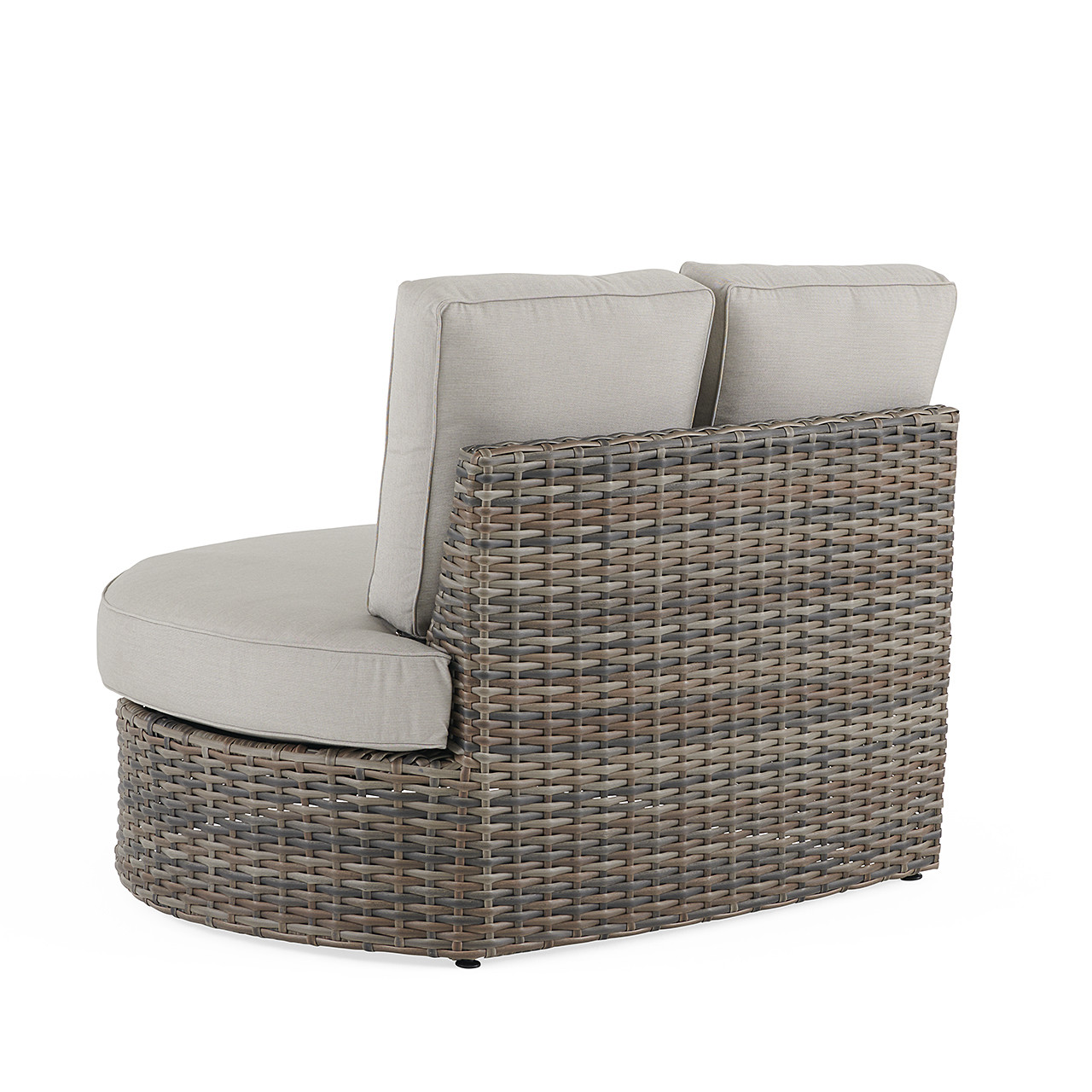 San Lucas Outdoor Wicker with Cushions 3 Piece Cuddle Beds Contour