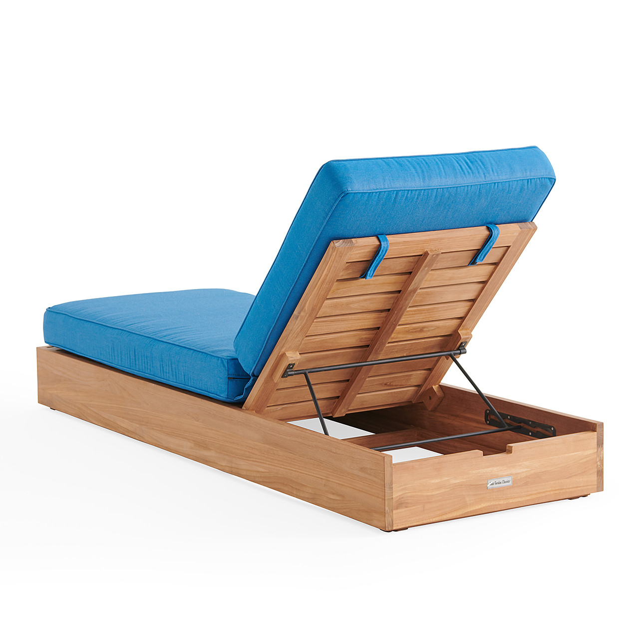 Castello Teak with Cushions Chaise Lounge