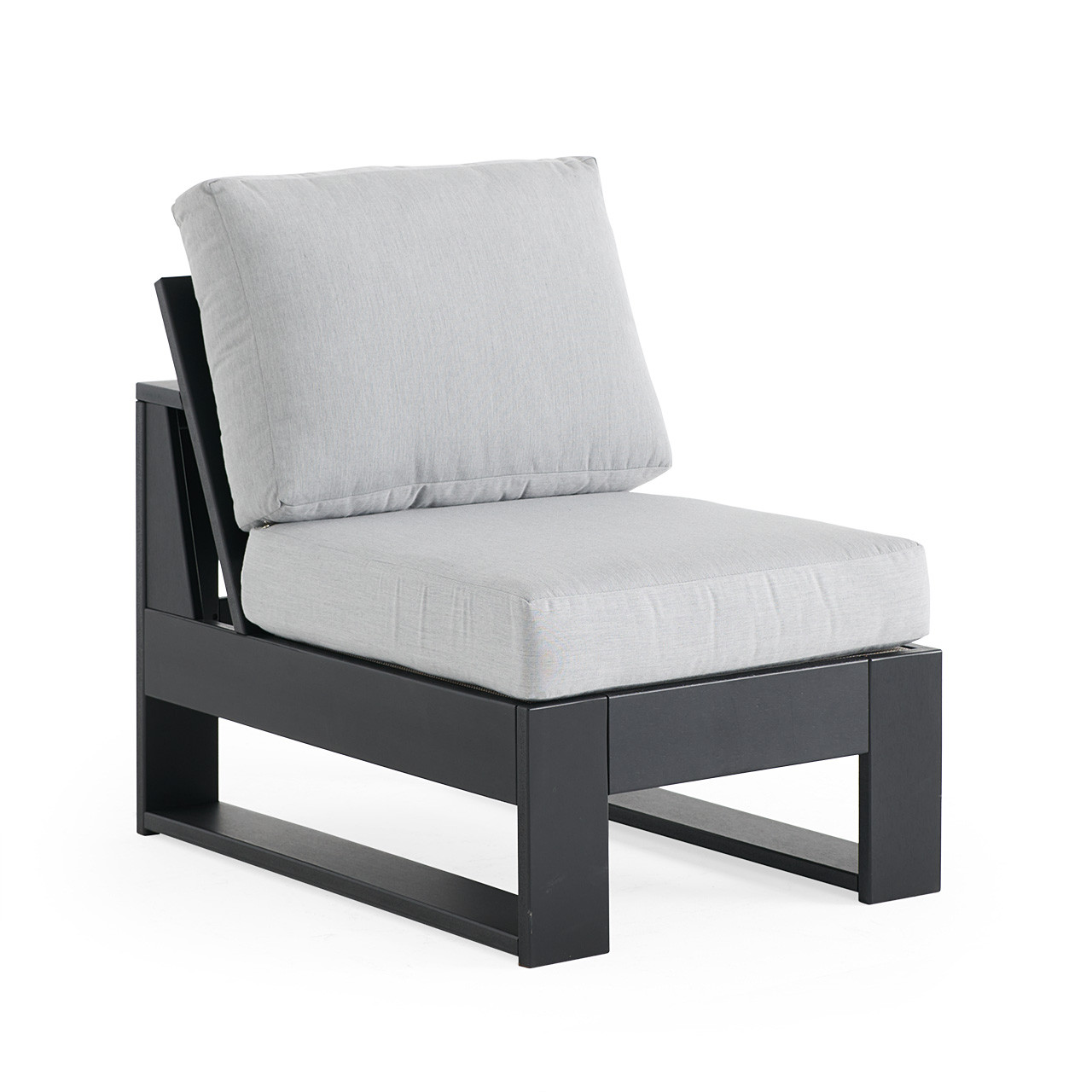 Montauk Polymer with Cushions 5 Piece Modular Sectional