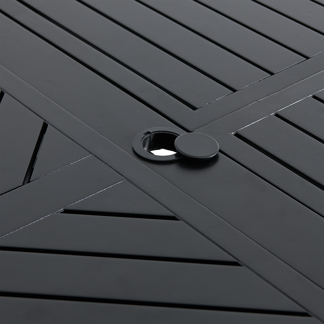 Siena Coal Aluminum with Sailing Seagull Cushions 9 Piece Dining Set + 88-126 x 44 in. Extension Table