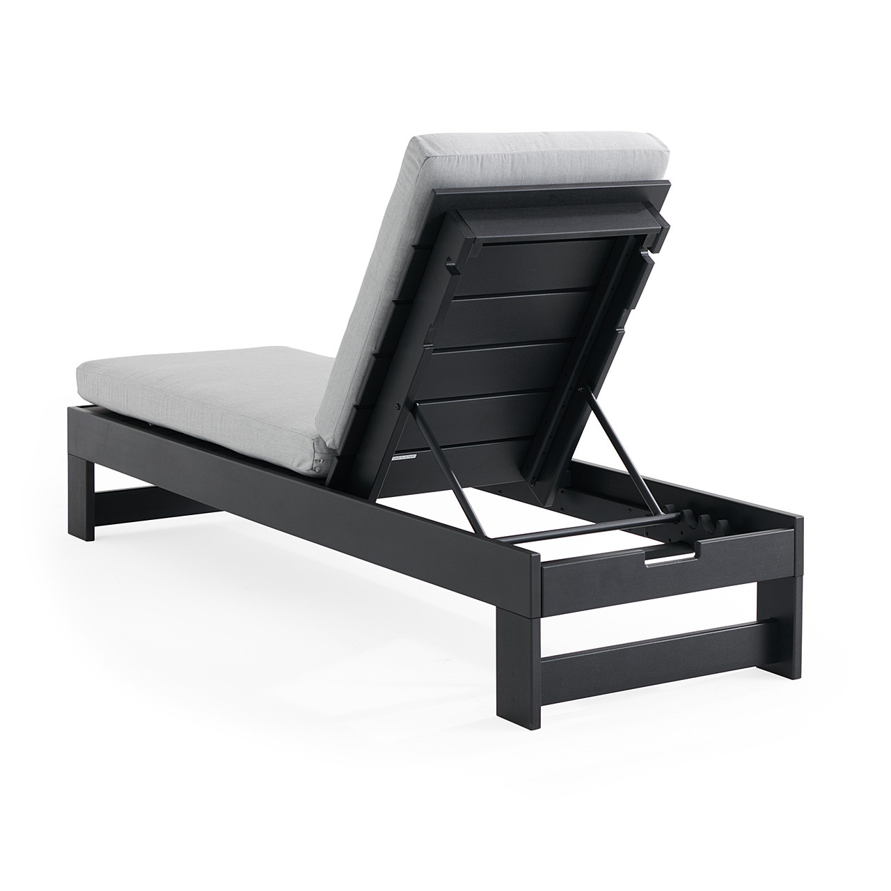 Montauk Polymer with Cushions Chaise Lounge