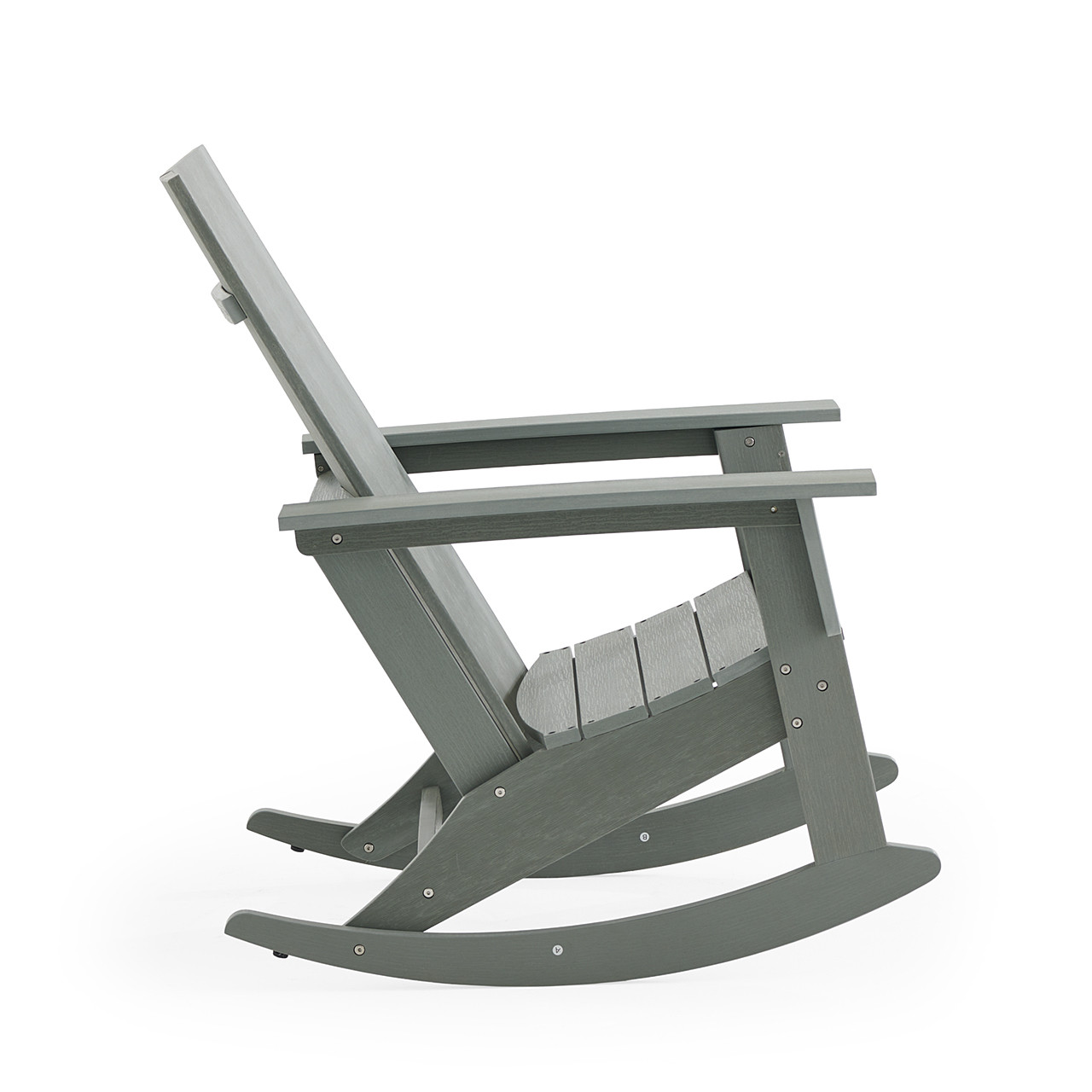 Newport Polymer 2 Piece Set Modern Adirondack Rockers