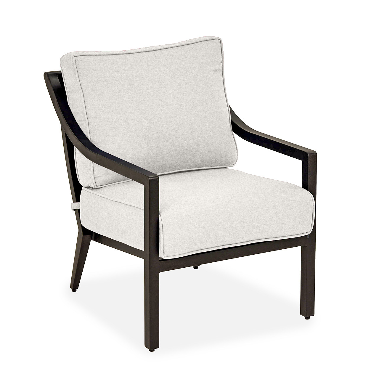 Hill Country Aged Bronze Aluminum and Cushions Club Chair -