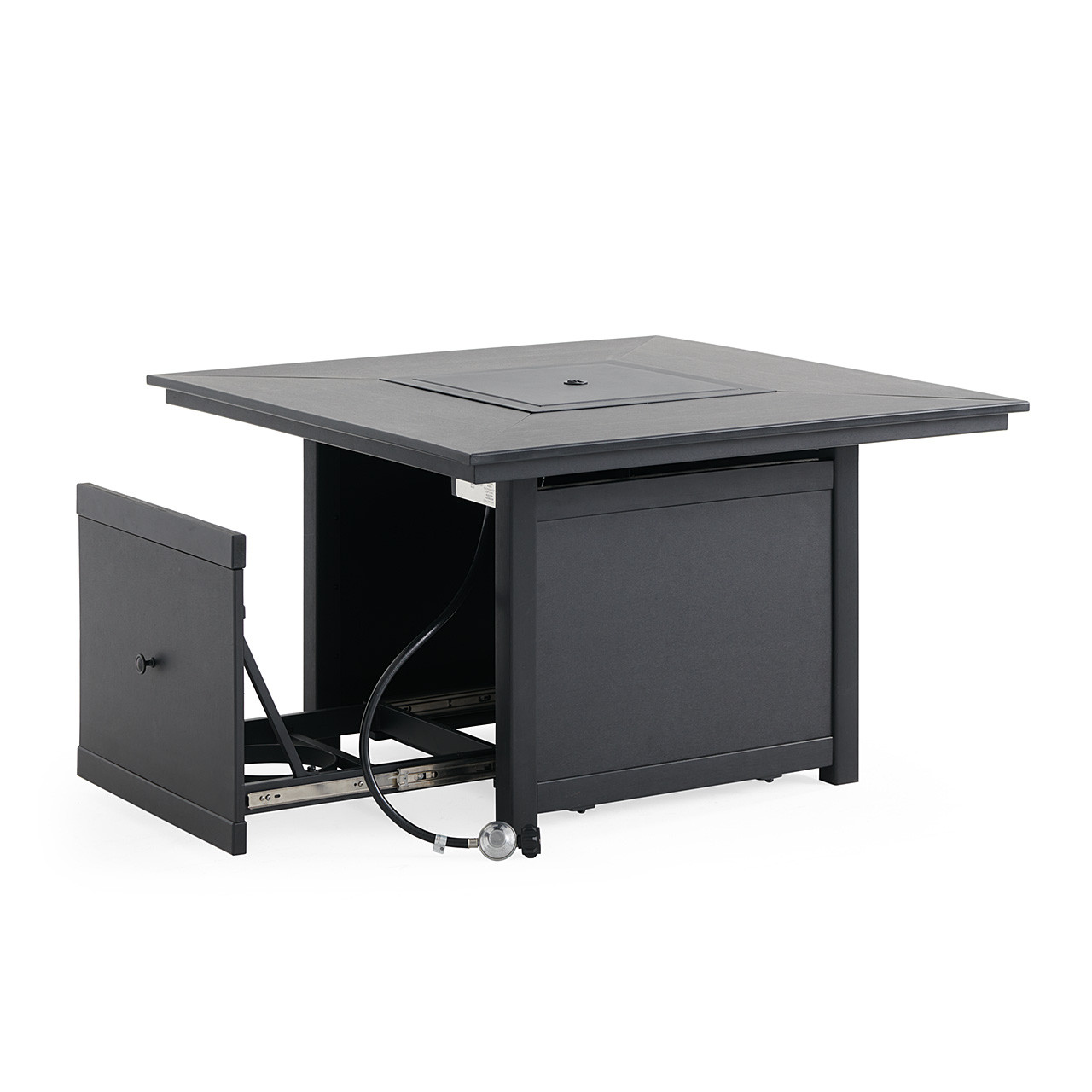 Montauk Aluminum 42 in. Sq. LP Gas Fire Pit