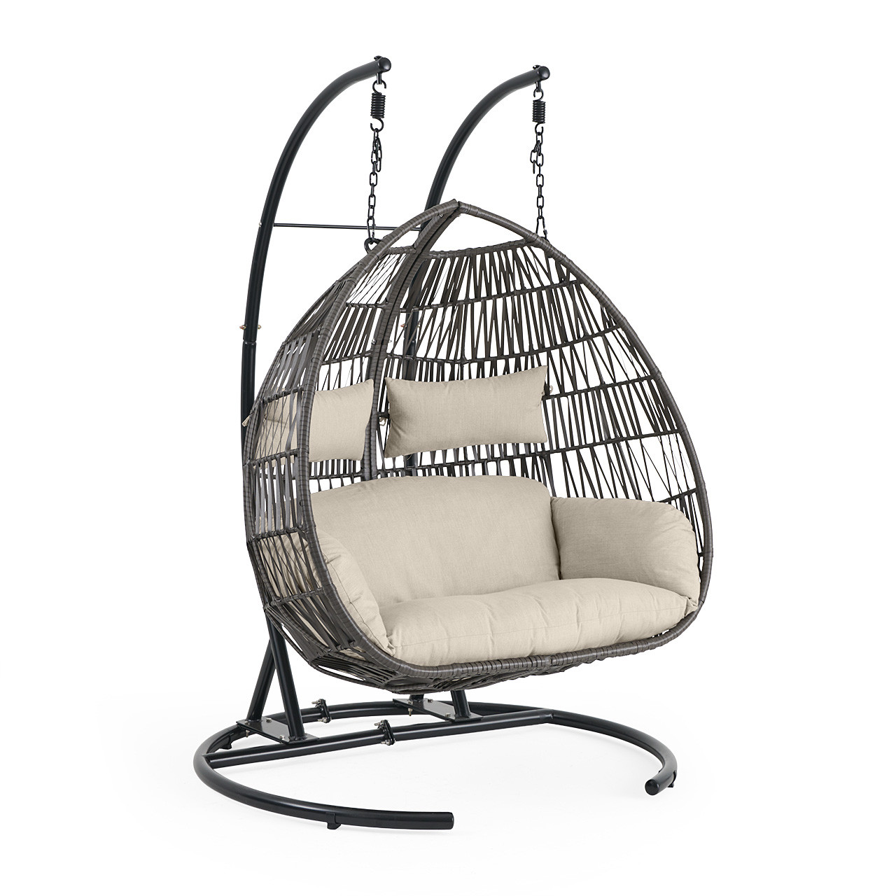 Tahiti Hanging Loveseat with Cushion