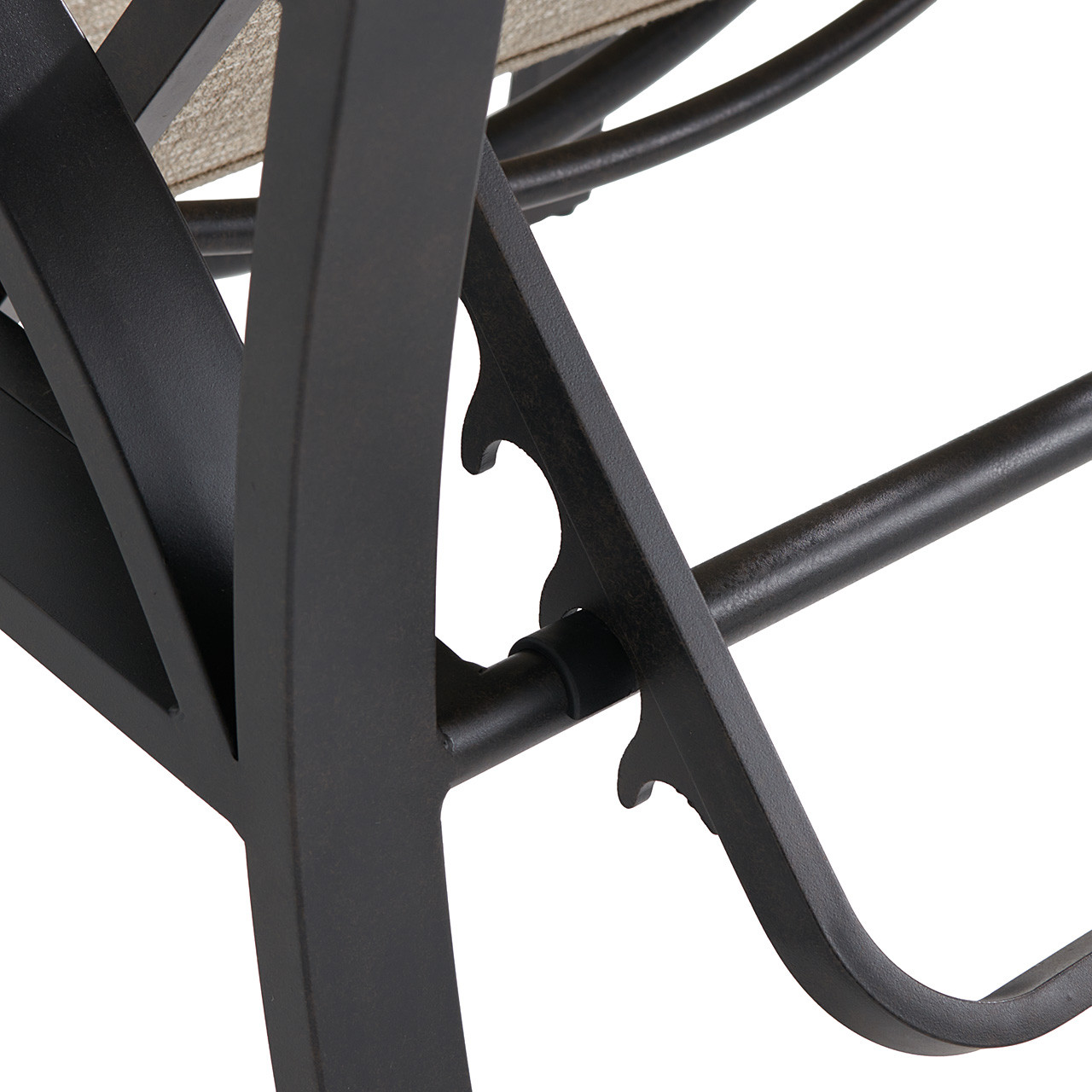 Key West Rustic Bronze Aluminum with Sling Chaise Lounge