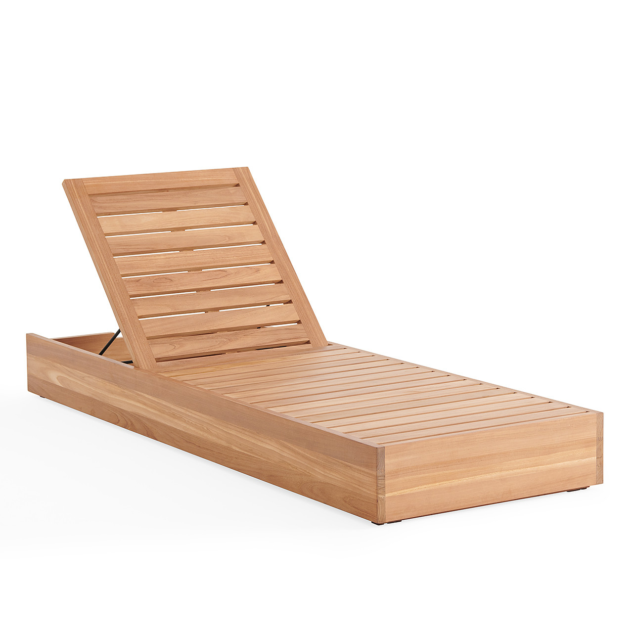 Castello Teak with Cushions Chaise Lounge