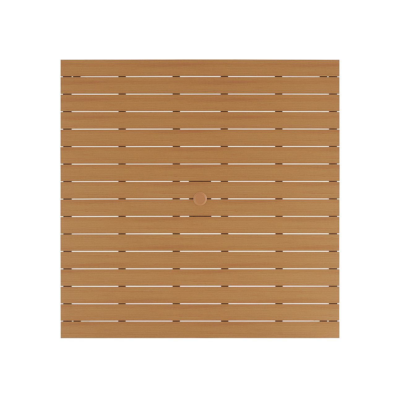 Sonoma Aluminum with Poly Rattan Slat Top 59 in. Sq. Dining Table