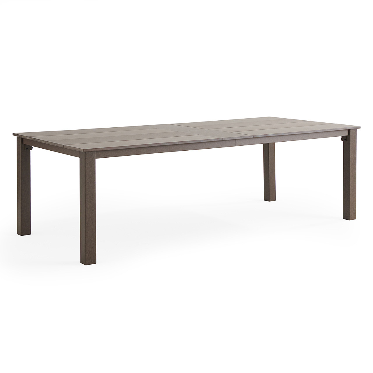 Savannah Mocha Polymer with Augustine Oyster Sling 9 Piece Dining Set + 96 x 44 in. Table