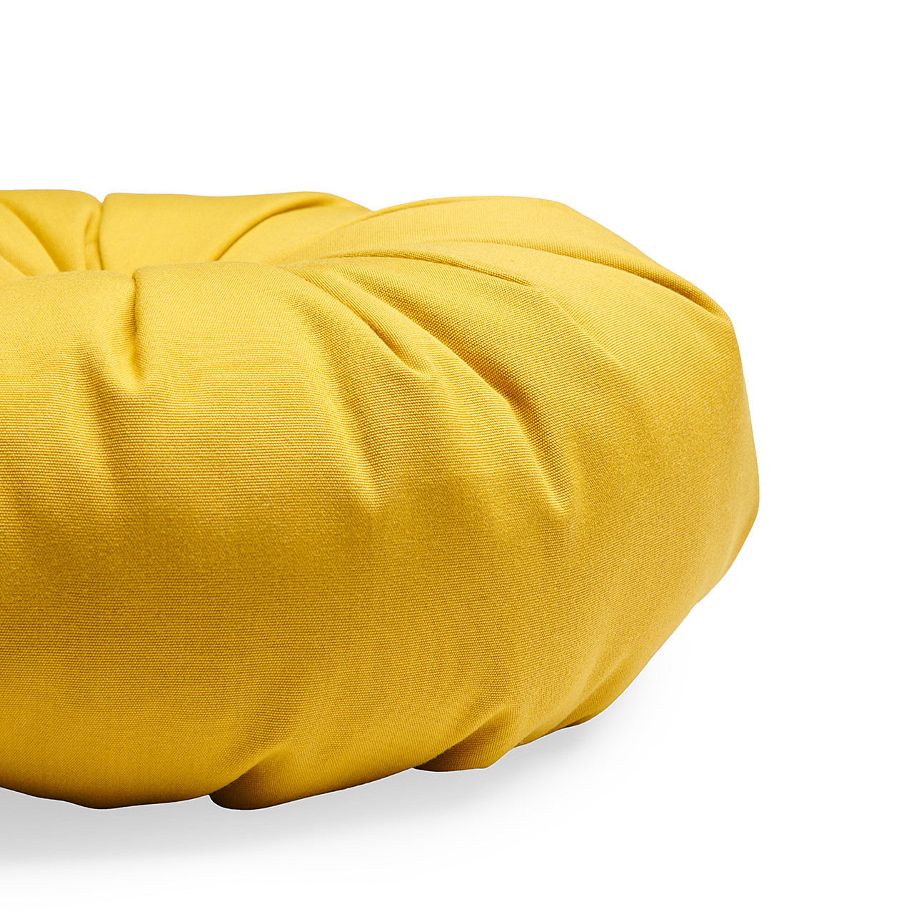 16 inch Marigold Round Tufted Pillow