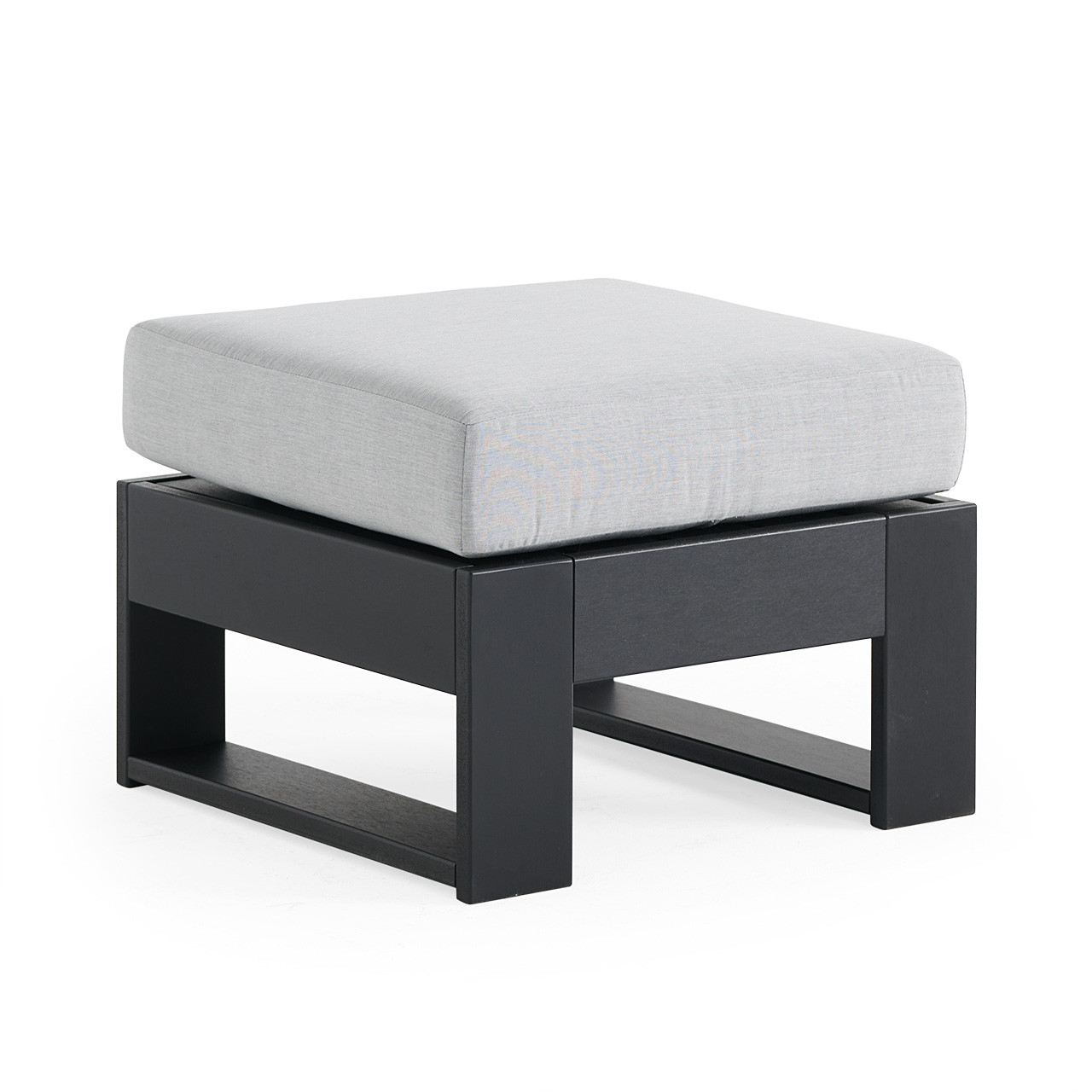 Montauk Polymer with Cushion Ottoman