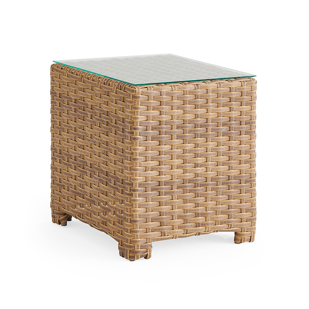 Sonoma Wicker 3 Pc Recliner Set with Square End Table