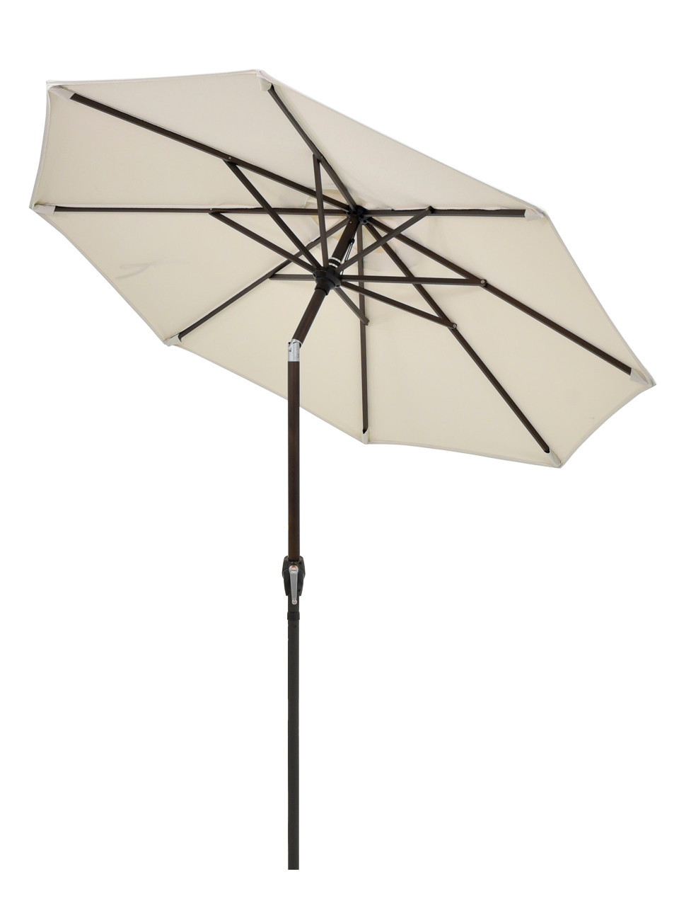 California Umbrella 7.5 ft. Canvas Canopy and Bronze Aluminum Market Umbrella