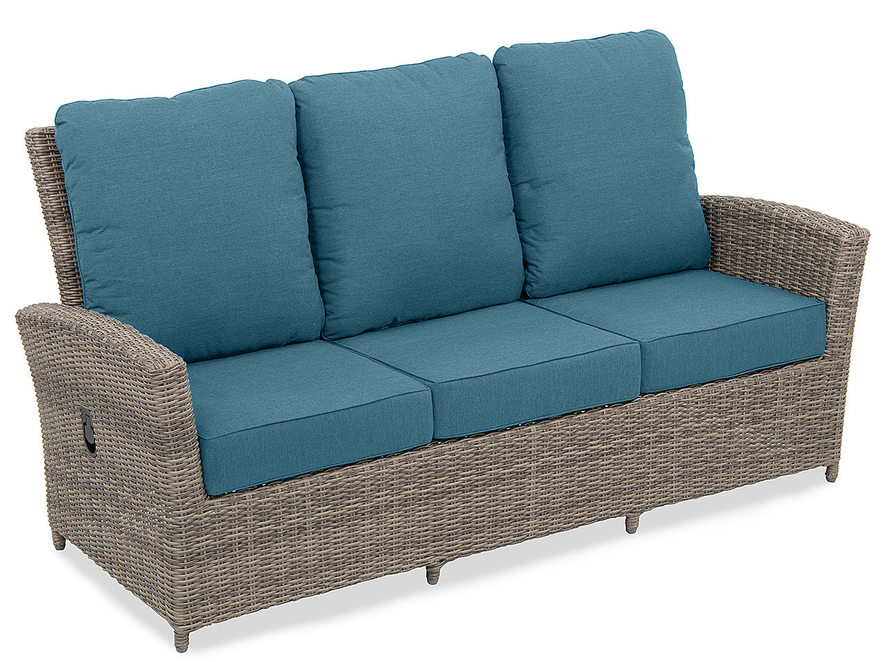 Sunbrella shop reclining sofa