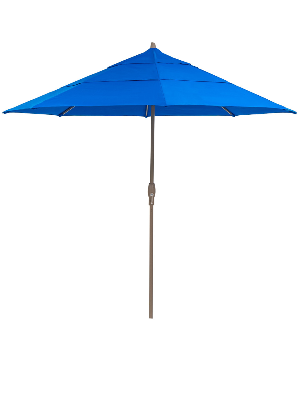 Treasure Garden 11 ft. Pacific Blue Canopy and Bronze Aluminum Market Umbrella (UM812)