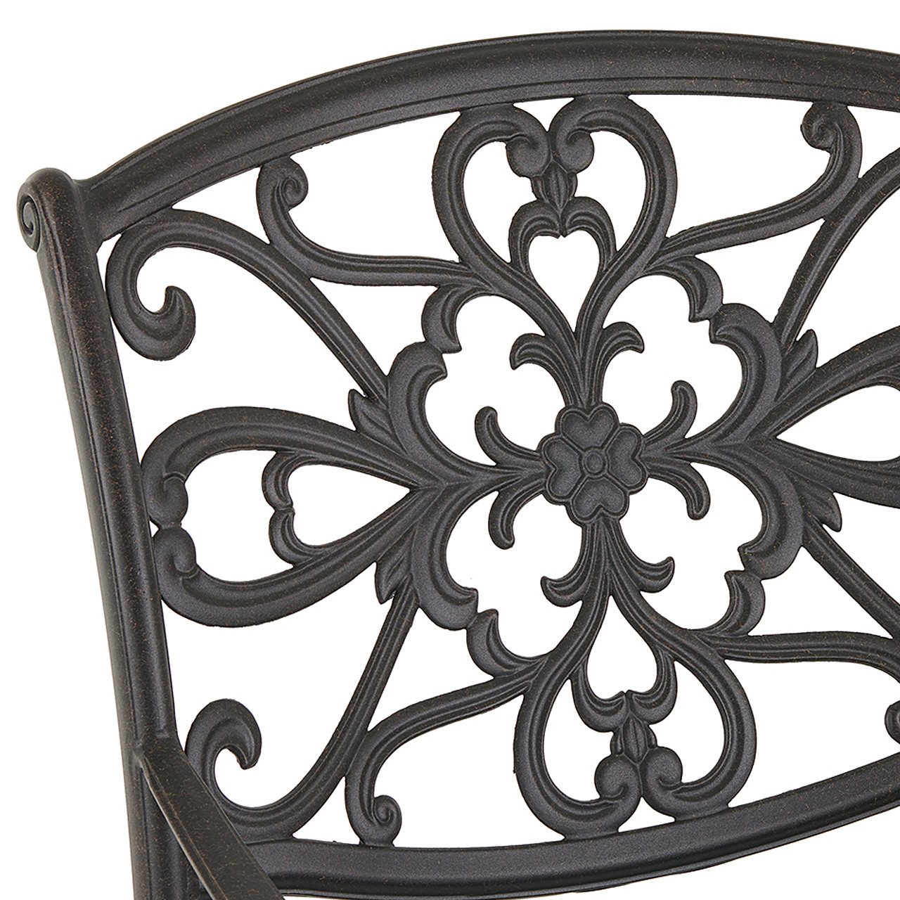 Carlisle Aged Bronze Cast Aluminum Loveseat Glider