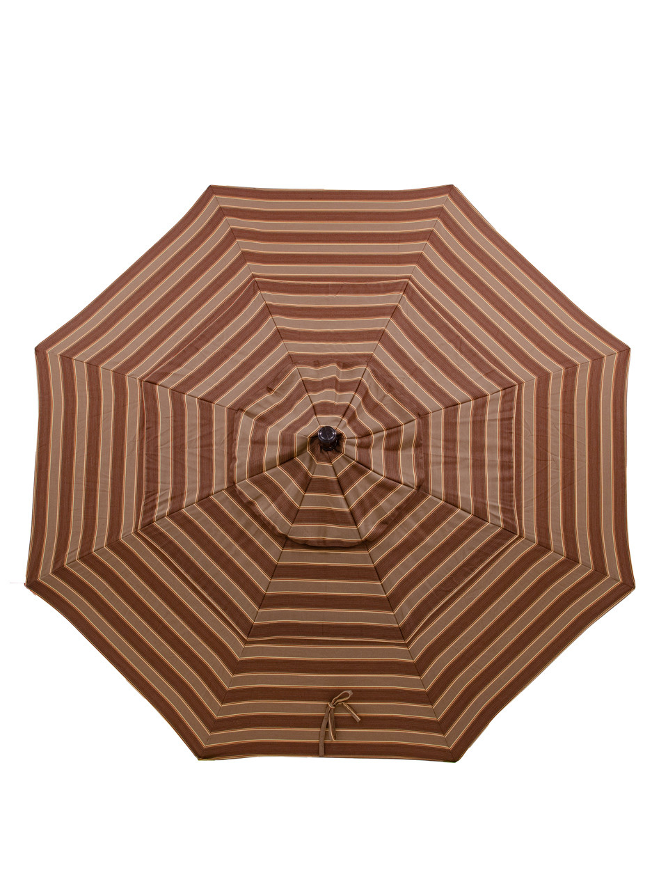 California Umbrella 9 ft. Davidson Redwood Canopy and Bronze Aluminum Market Umbrella