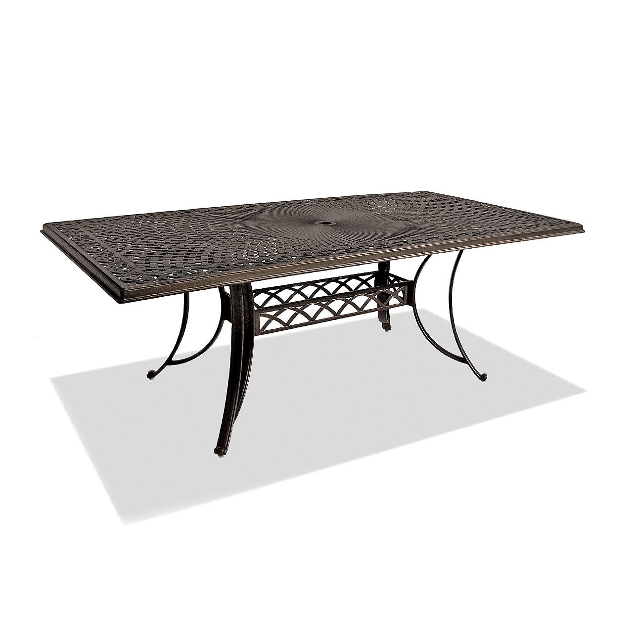 cast aluminum table