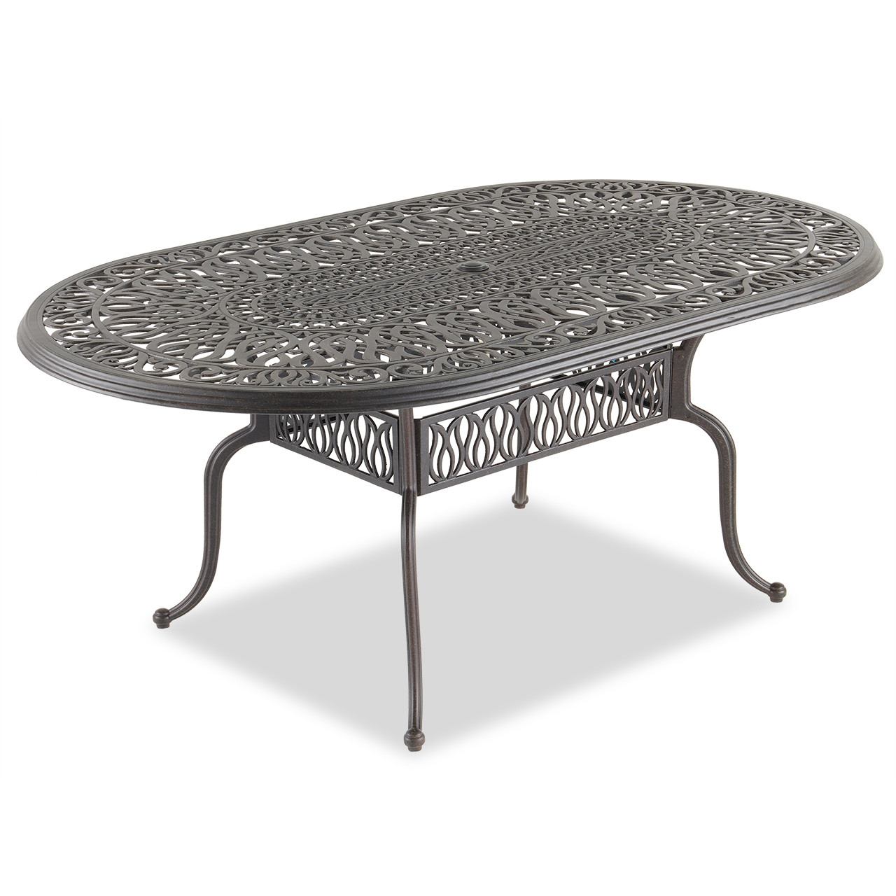 cast aluminum table