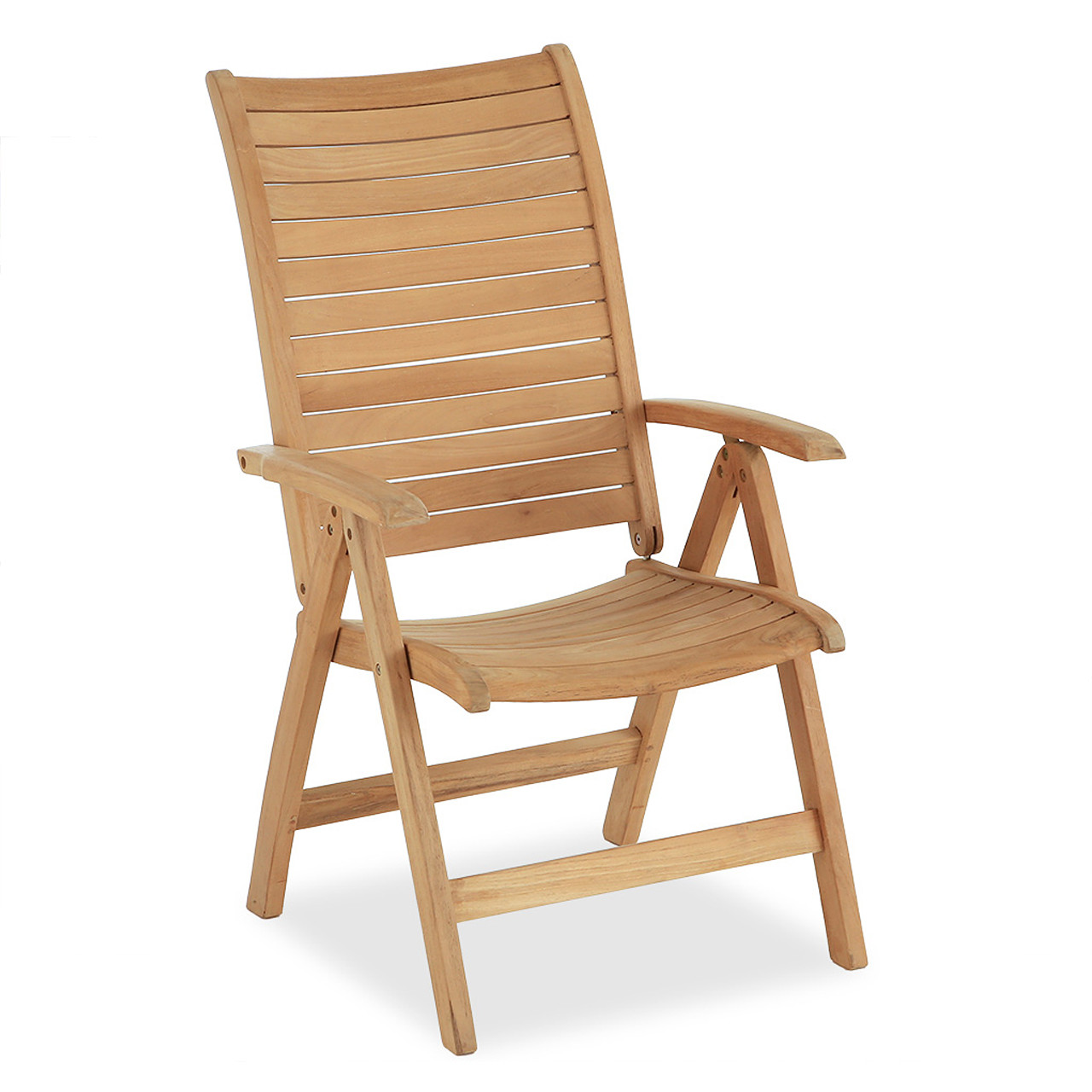 Pembroke Natural Stain Solid Teak Multi-Position Chair