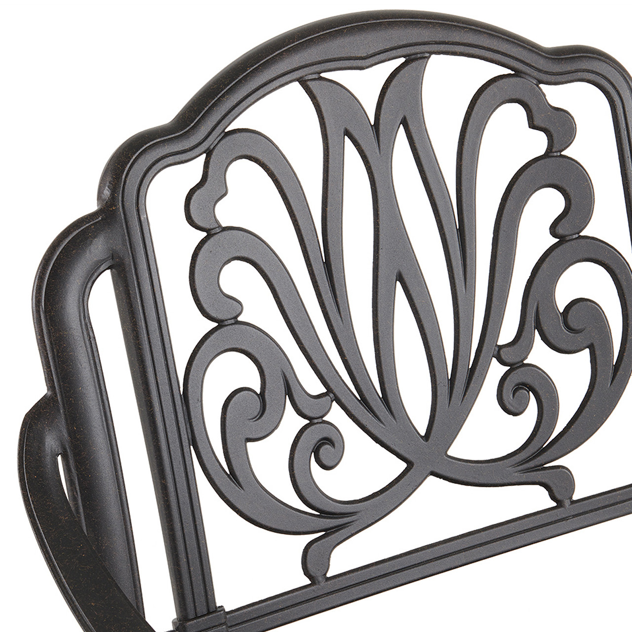 Cadiz Aged Bronze Cast Aluminum Spring Club Chair