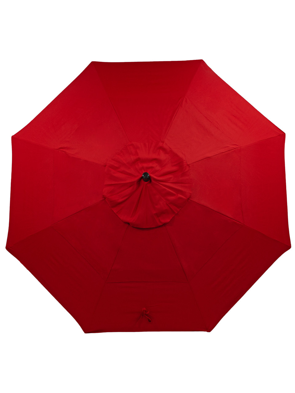 California Umbrella 11 ft. Flagship Ruby Canopy and Bronze Aluminum Market Umbrella