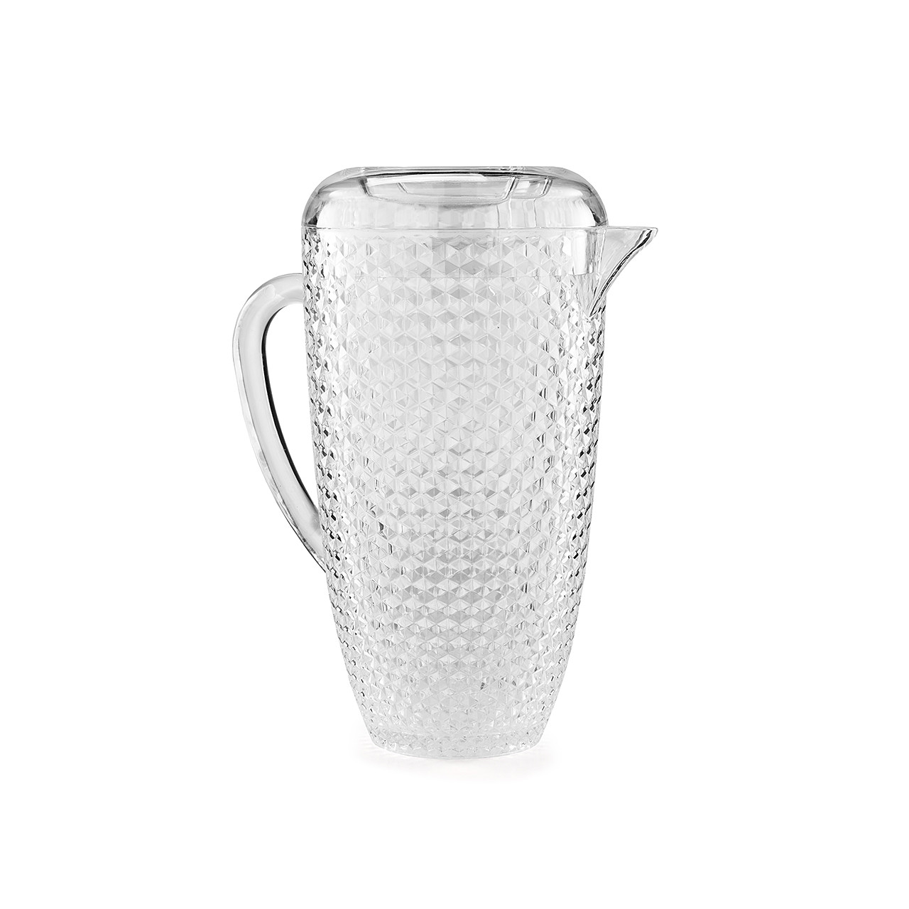 Leadingware Tritan BPA-Free Unbreakable 71 oz. Diamond Cut Pitcher