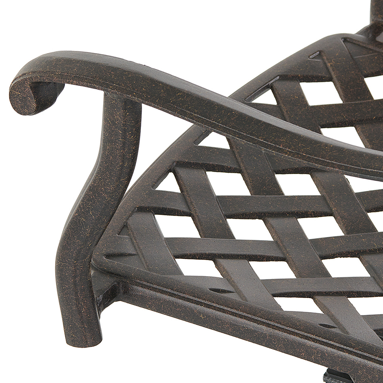 cast aluminum stackable patio chairs