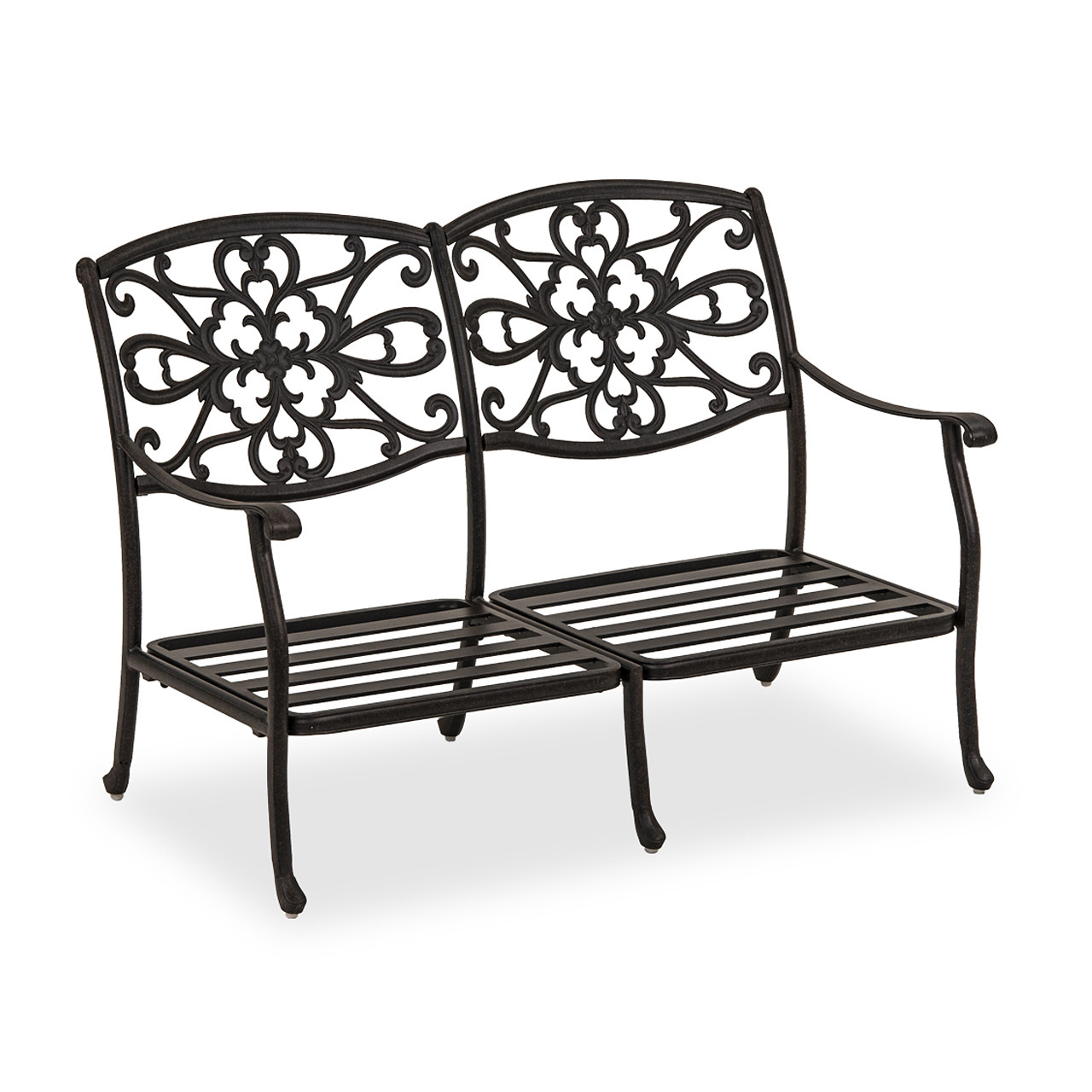 Carlisle Aged Bronze Cast Aluminum Loveseat