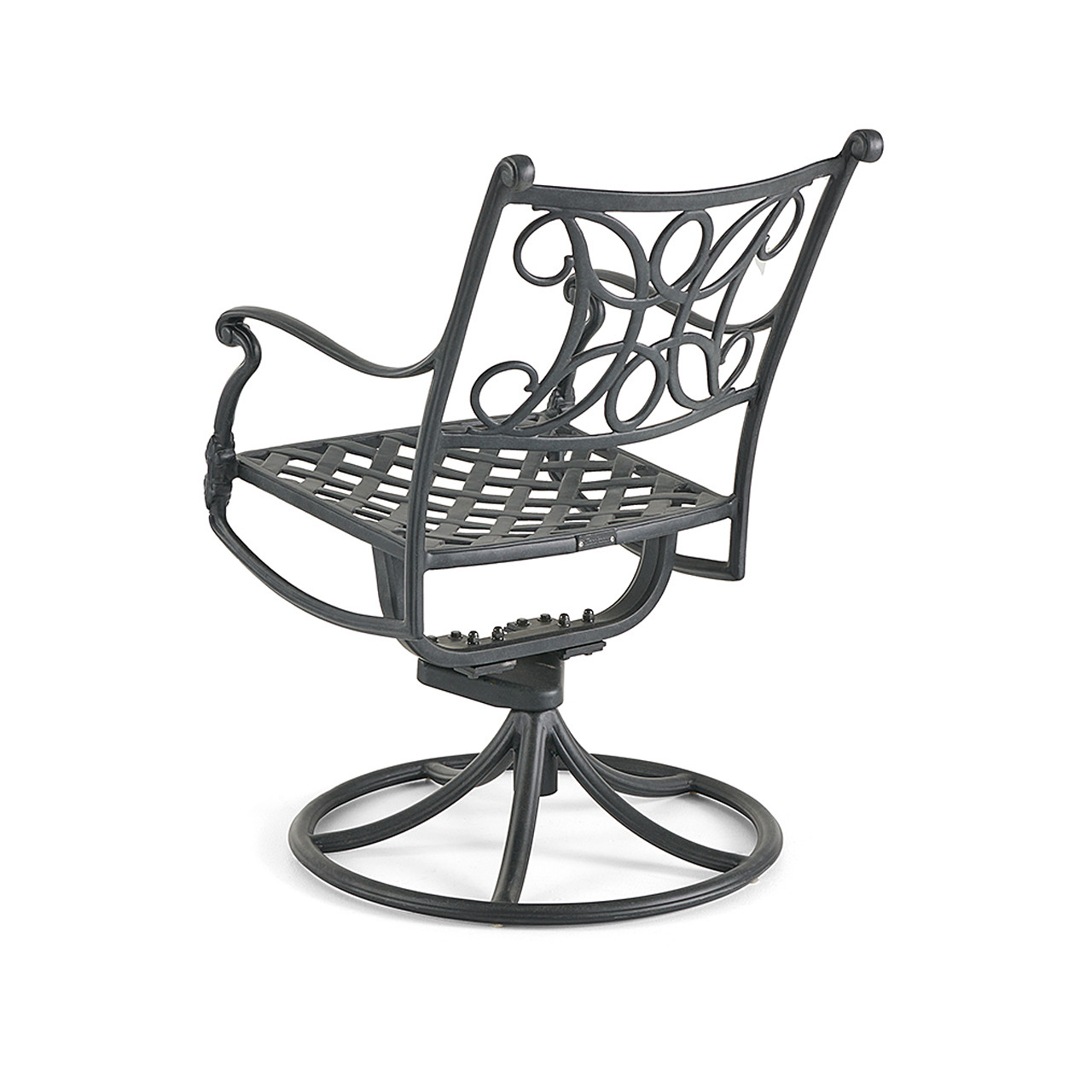 Chateau Rust Aluminum Swivel Rocker