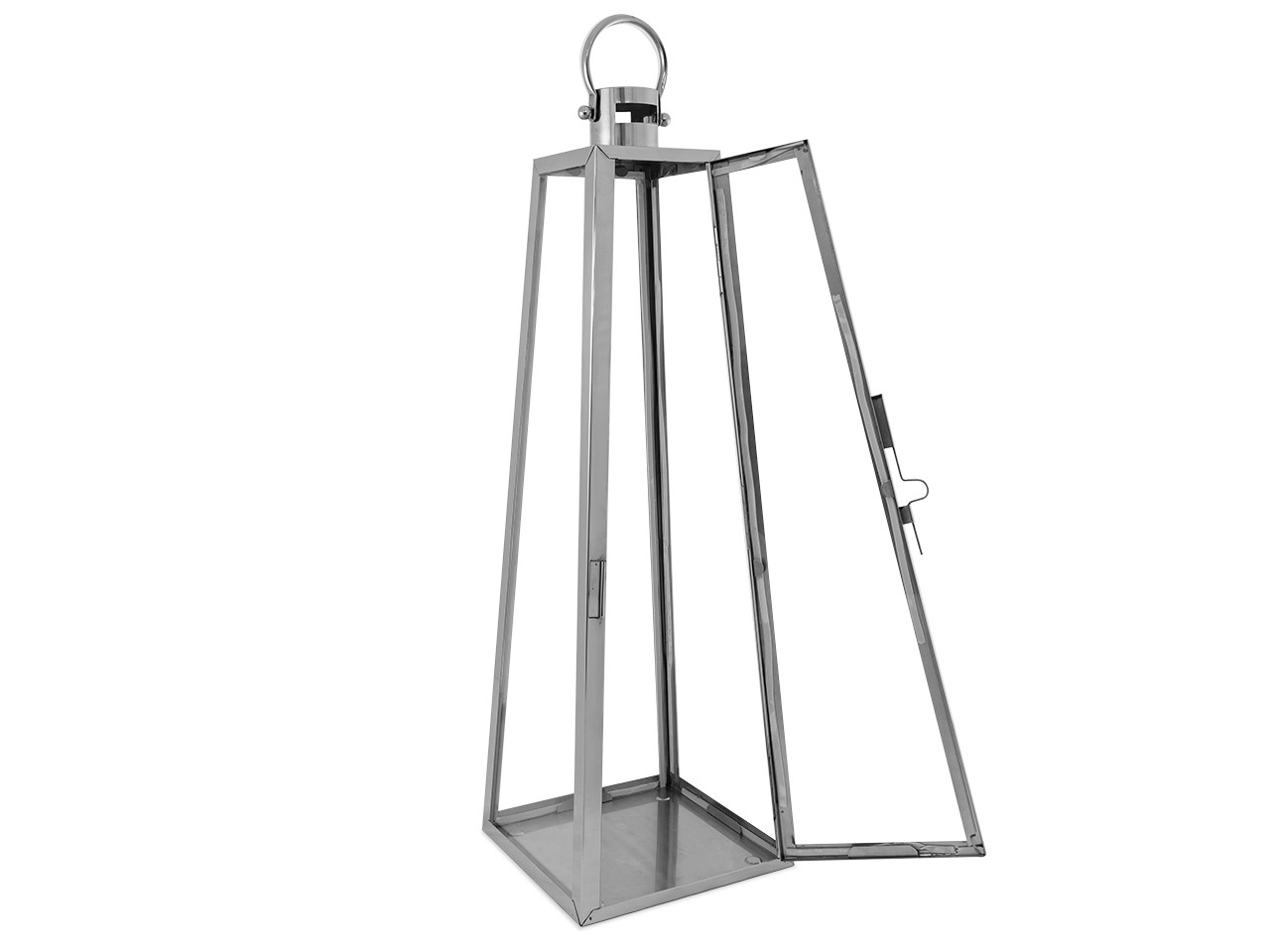 27.5 in. Stainless Steel Tapered Lighthouse Hurricane Lantern