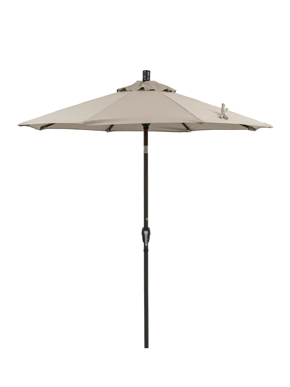 California Umbrella 9 ft. Natural Canopy and Bronze Aluminum Market Umbrella