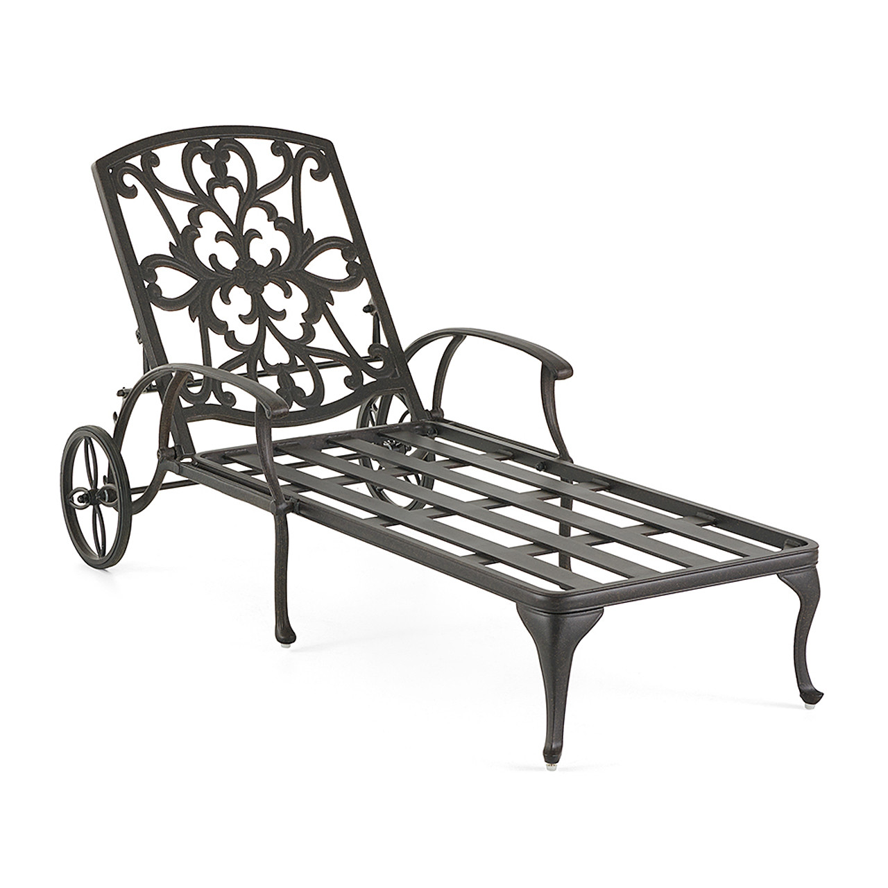 Carlisle Aged Bronze Cast Aluminum Chaise Lounge