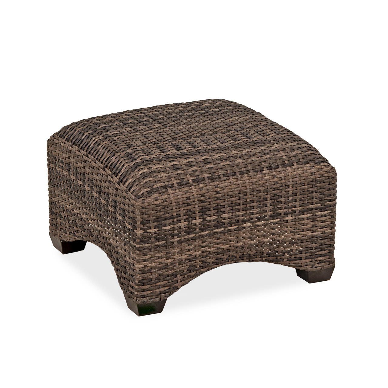 Sydney Husk Outdoor Wicker with Concealed Cushion Ottoman