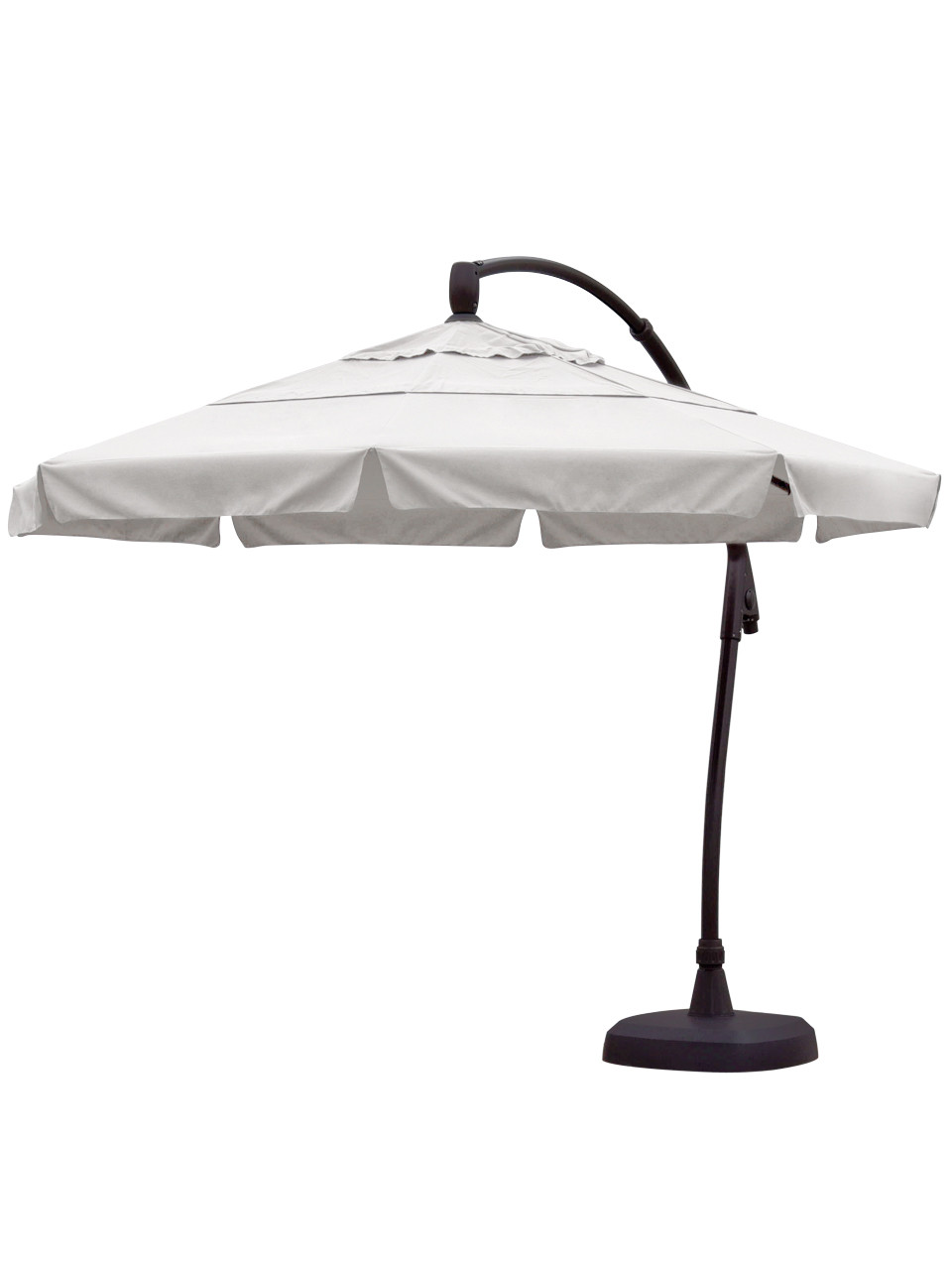 Treasure Garden 11 ft. Vanilla Canopy and Bronze Aluminum 