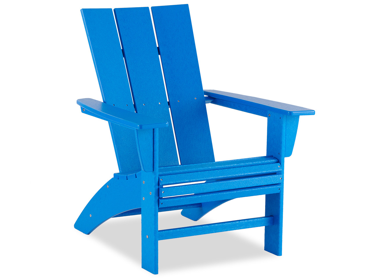pool blue plastic adirondack chairs