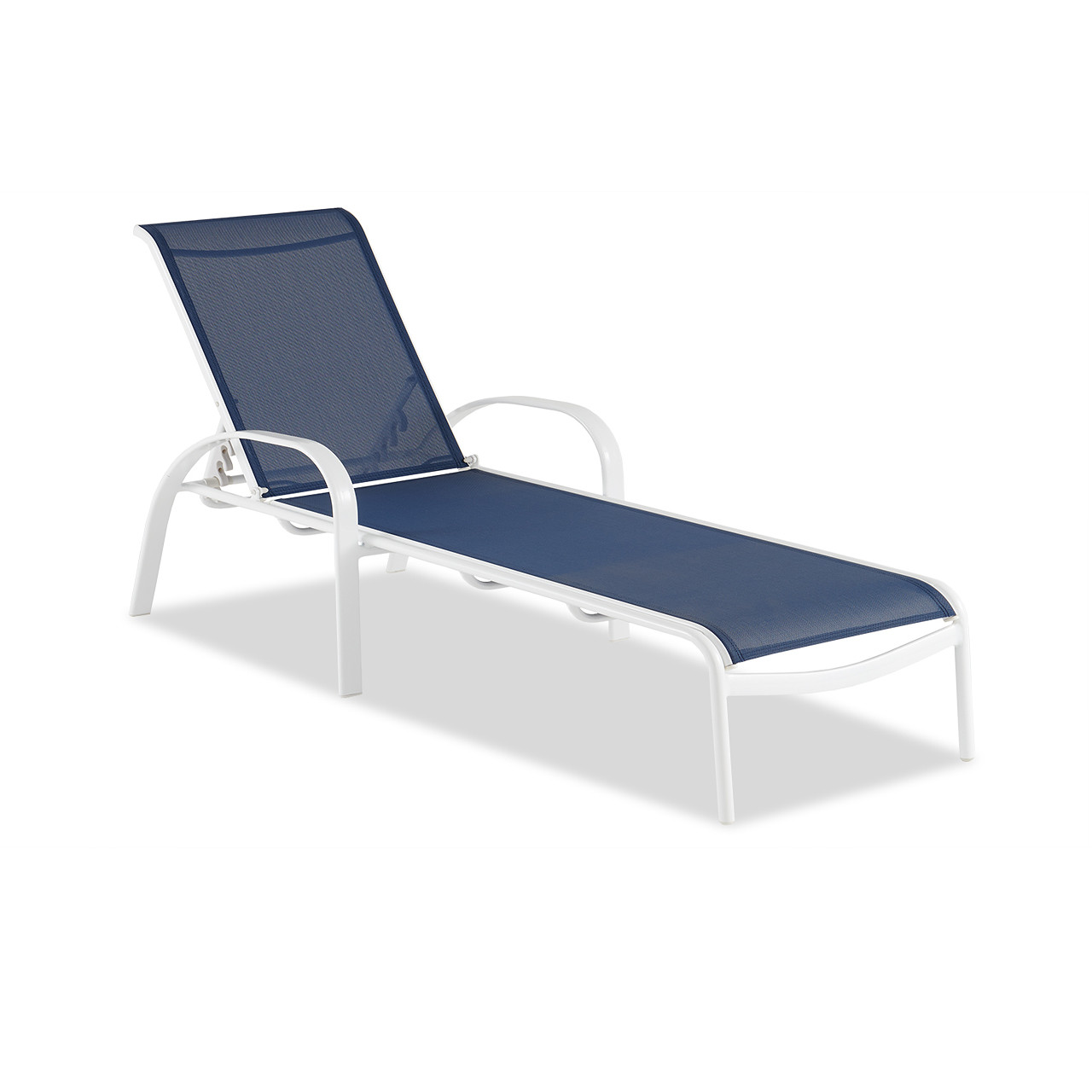 Cape Coral Aluminum and Sling Chaise Lounge