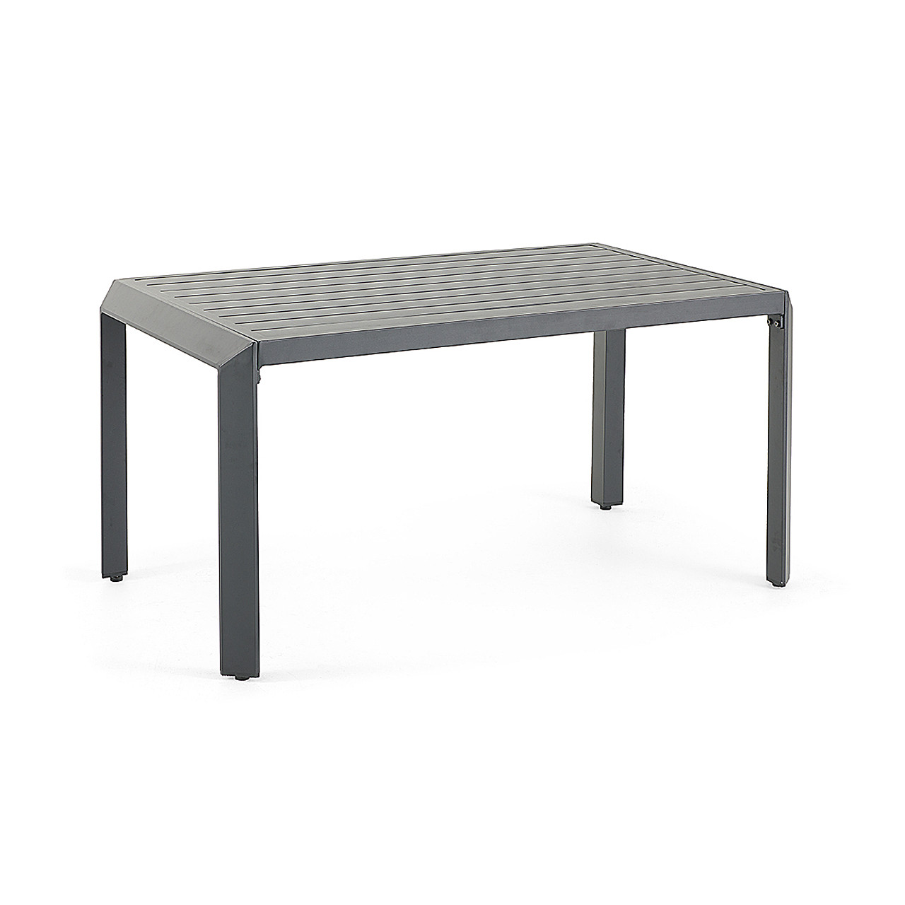 Marino Midnight Aluminum 55 x 31 in. Lounge Height Coffee Table