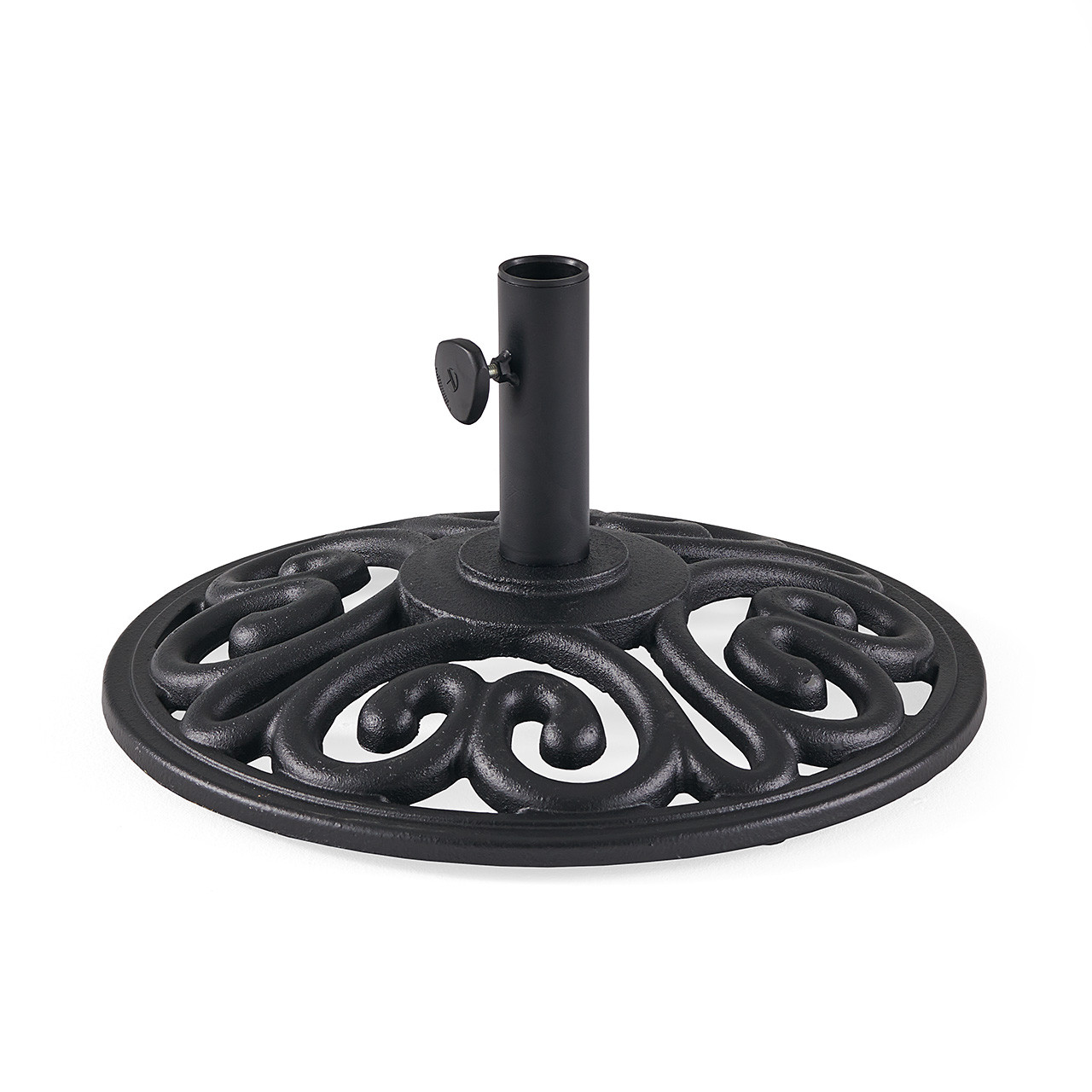 Treasure Garden 70 lb. Black Cast Iron Umbrella Base