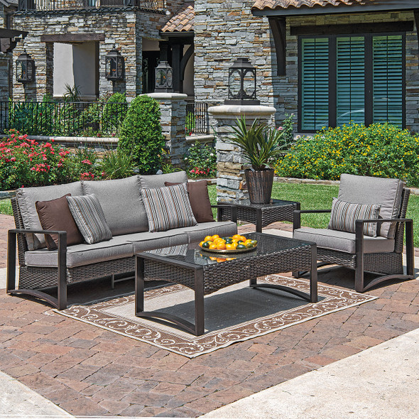 compact patio bistro set