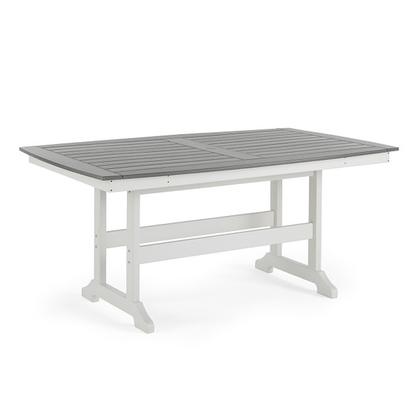 Farmhouse Polymer 72 x 42 in. Dining Table