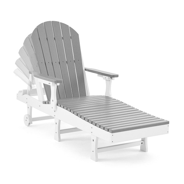 Farmhouse Polymer Shellback Chaise Lounge Farmhouse Polymer Shellback Chaise Lounge