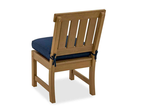 Santa Monica Teak Polymer Dining Side Chair