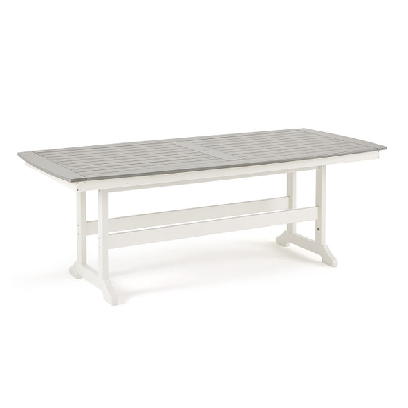 Farmhouse Polymer 96 x 42 in. Rect. Dining Table