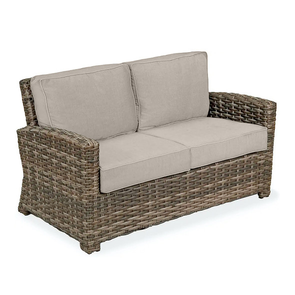 Contempo Husk Outdoor Wicker with Cushions Loveseat