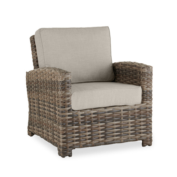Contempo Husk Outdoor Wicker with Cushions Club Chair