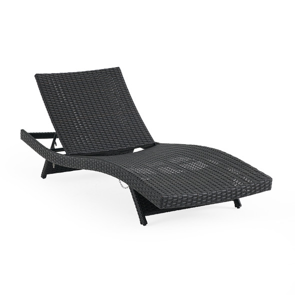 Terrace Outdoor Wicker Contour Chaise Lounge Terrace Outdoor Wicker Contour Chaise Lounge