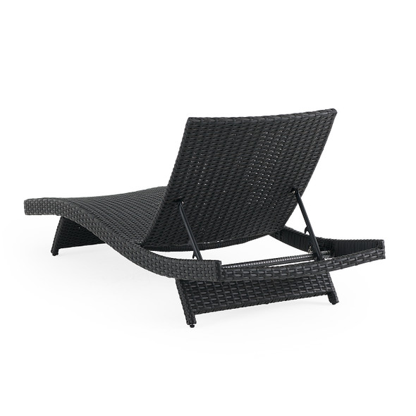 Terrace Outdoor Wicker Contour Chaise Lounge Terrace Outdoor Wicker Contour Chaise Lounge